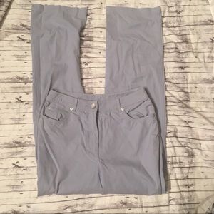 St John Blue Purple High Waist Pants